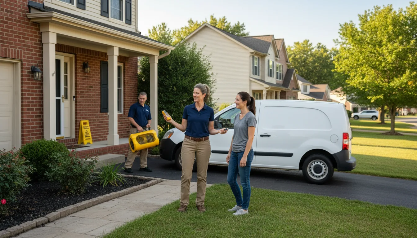 Residential water damage restoration in Gabbs, NV